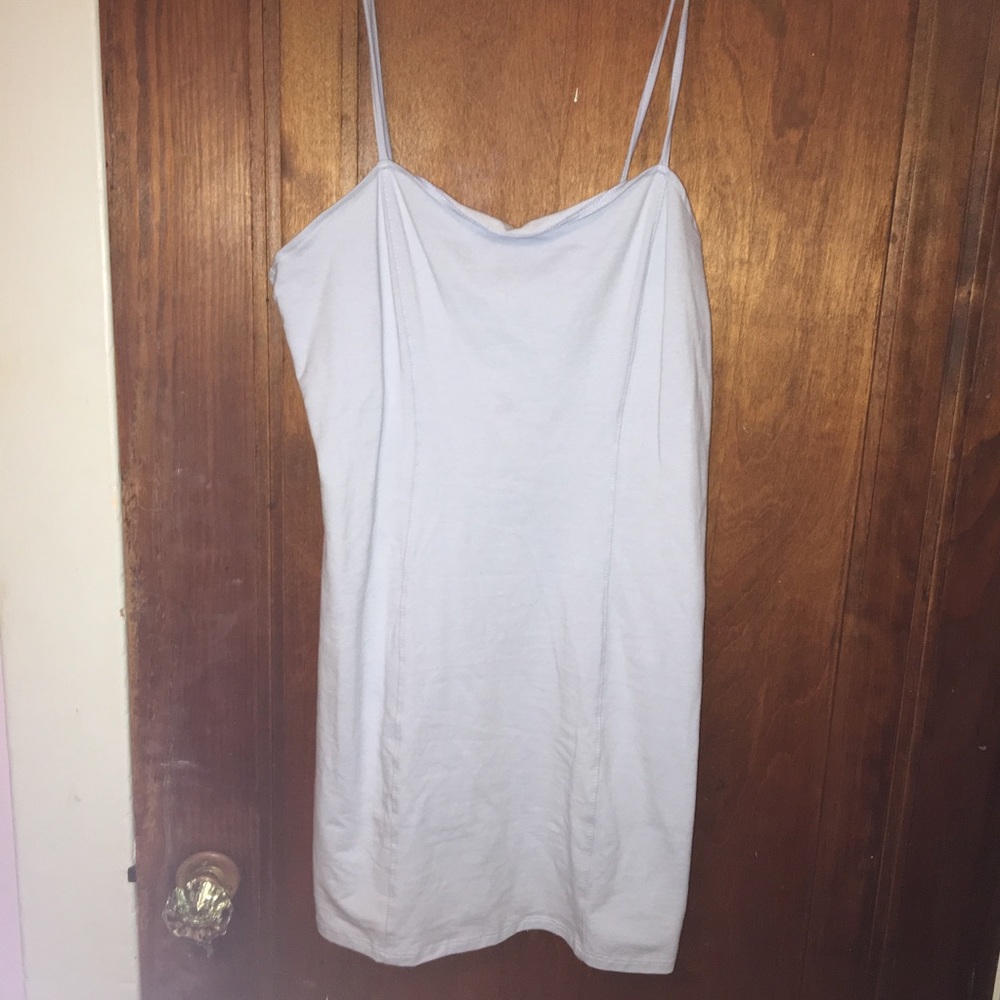 Baby blue bodycon dress